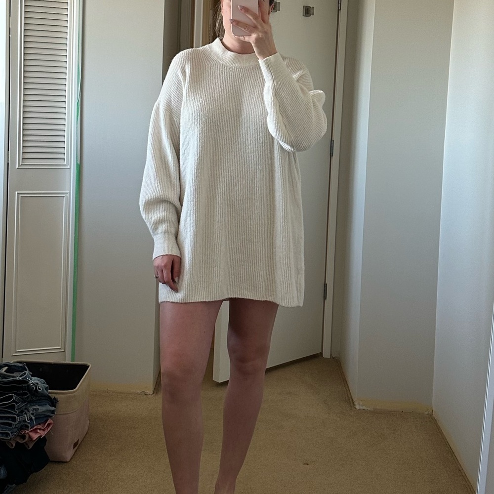 White Tunic Sweater